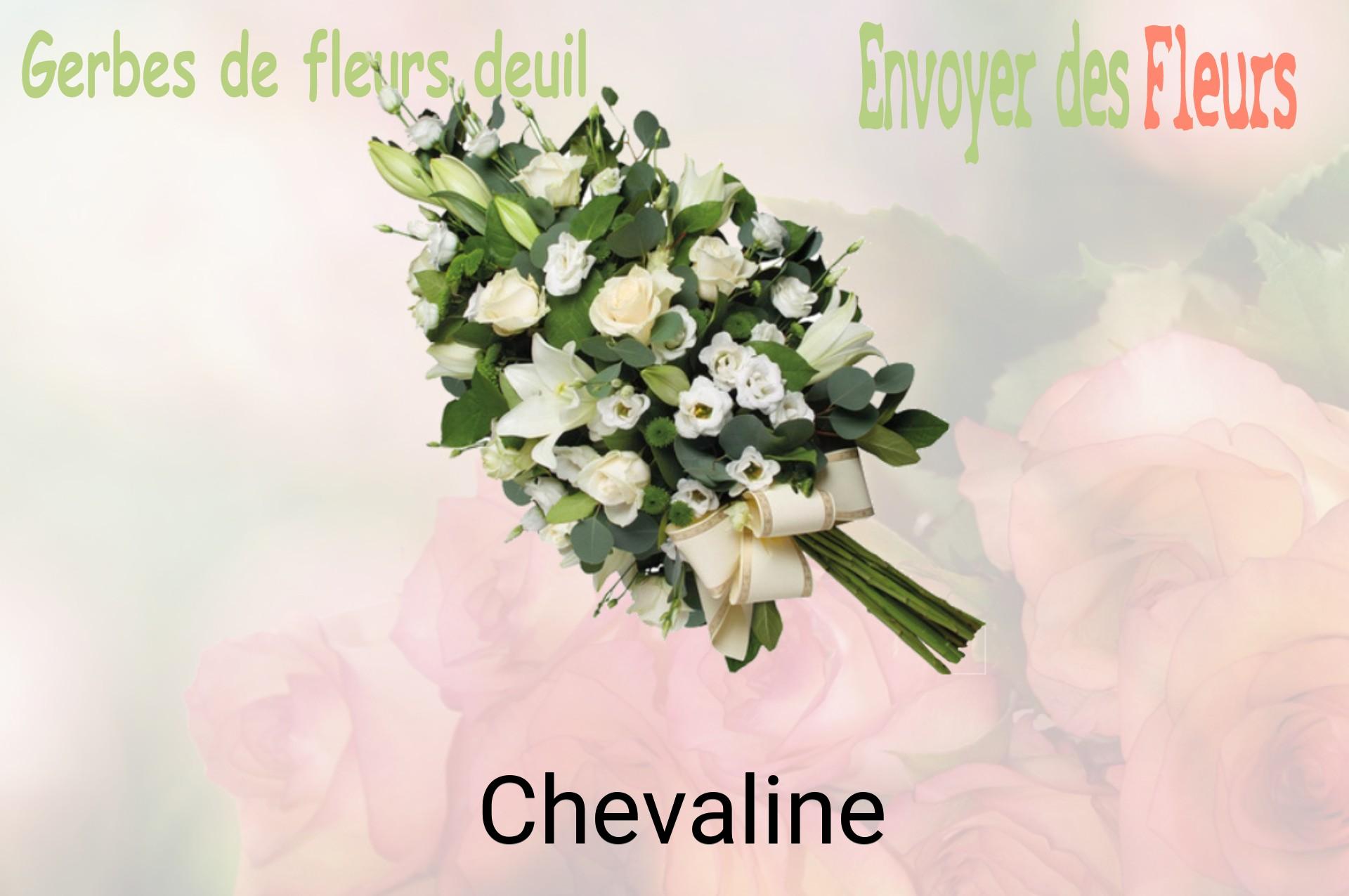 Gerbe de fleurs de deuil livrée à Chevaline